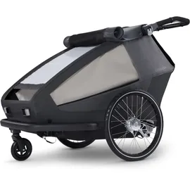 Croozer Kid Yuuna Kinderanhänger schwarz 2025
