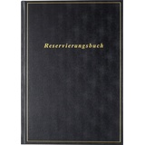 rido/idé Reservierungsbuch 2024 1 Seite = 1 Tag A4 schwarz