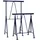 pro-bau-tec Schwerlastbock 125 - 195 x 119 cm 1000 kg
