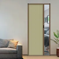 Pounjsd Falttür Innentüren Falttür Metallrahmen und Vliesplatte, Schiebe-Falttüren mit Griff und Schloss, 60–210cm, Wabendesign, Ohne Bohren, für Schlafzimmer,Bad,Küche,Wohnmobil, Individuell, Gelb