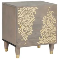 VidaXL Nachttisch Grau 40 x 33 x 46 cm