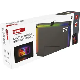 EMOS Smarte TV Hintergrundbeleuchtung 189 cm 24 W RGBIC 660 lm