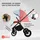 Babylux Kinderwagen 3in1 Set Blau