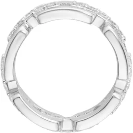 GIORGIO MARTELLO MILANO Ring silber / transparent 54