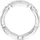 GIORGIO MARTELLO MILANO Ring silber / transparent 54