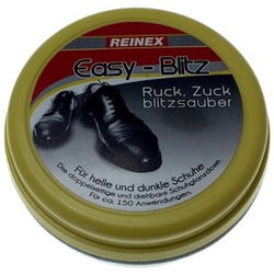 Reinex Easy-Blitz Schuhpflegeschwamm, Verleiht hellen und dunklen Schuhen Glanz, 1 Dose