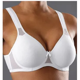 PETITE FLEUR T-Shirt-BH Damen marine+weiß Gr.85E