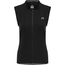 New Line newline Women's Womens CORE Bike Gilet Winbreaker, Schwarz, L