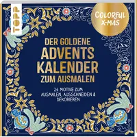 Frechverlag Colorful Christmas - Der goldene Adventskalender zum Ausmalen