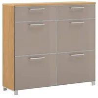 Höffner Schuhschrank ¦ braun