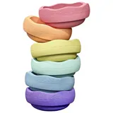 Stapelstein Original rainbow pastel 6-tlg.
