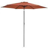Kingsleeve Gartenschirm Ø 300 cm terracotta