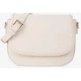 Valentino Samba Re Flap Bag Umhängetasche Synthetik Beige/Weiß