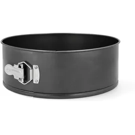 Quid Sweet Grey Springform aus lackiertem Stahl, 28 x 10 cm, Schwarz