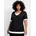 2-in-1-Shirt SHEEGO 2-in-1-Shirt Damen 52/54 schwarz weiß 60 Baumwolle 40 Polyester gemustert mehrfarbig Rundhals Shirts 2-in-1 Shirt