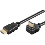 goobay High-Speed-HDMI-90°-Kabel mit Ethernet 3 m, HDMI Video Kabel