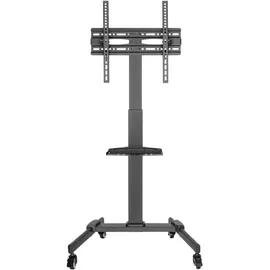 goobay Basic TV-Rollständer 67,7 cm Schwarz Stahl