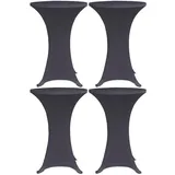 vidaXL Stehtischhusse Stretch Anthrazit 60 x 60 cm