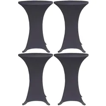 vidaXL Stehtischhusse Stretch Anthrazit 60 x 60 cm