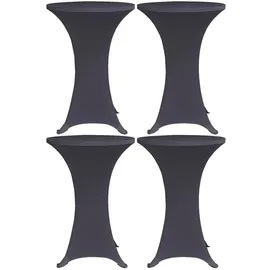 vidaXL Stehtischhusse Stretch Anthrazit 60 x 60 cm