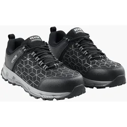 VEVOR Stahlkappen-Schuhe für Herren, US-Größe 11,5, sportliche Arbeitsschuhe, Sneakers, Schwarz