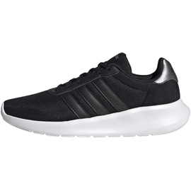 adidas Damen Lite Racer 3.0 Shoes Running Shoe, core Black/core Black/Iron met, 43 1/3 EU
