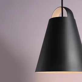 Louis Poulsen Above 1-flg. 55 cm kugelförmig schwarz