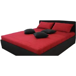 Tagesdecke, rot, B:190cm L:220cm, Polyester, WESTFALIA SCHLAFKOMFORT, Tagesdecken