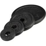 Energetics Hantelscheibe Guss 2 x 0,5 kg, Schwarz, 2 x 0.5 kg