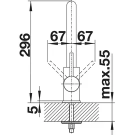 Blanco Mila-S schwarz matt 526660