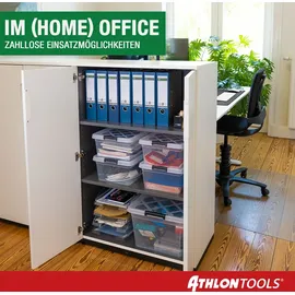 Commerciamo Aufbewahrungsbox 32 l 4-tlg. transparent