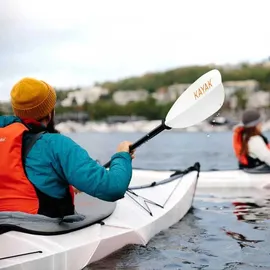 Oru Kayak Paddel 220-230 cm Durchsichtig Schwarz/Weiß