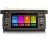 Android 11 Autoradio GPS Navi für BMW 3er E46 M3 Rover 75 MG ZT Doppel-Din Touch Screen Unterstützung Carplay Bluetooth Spiegel-Link WiFi DSP TPMS SWC A2DP DAB+ DVB-T2 2GB RAM+32GB ROM