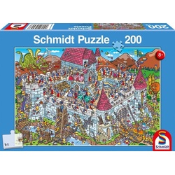 Schmidt Spiele - Blick in die Ritterburg, 200 Teile