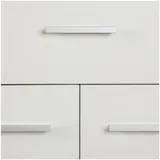 CARO-Möbel Deusto 88 x 70 x 35 cm 3 Türen 1 Schublade / weiß