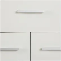 CARO-Möbel Deusto 88 x 70 x 35 cm 3 Türen 1 Schublade / weiß