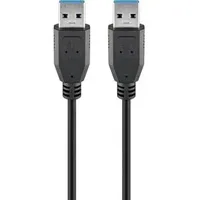 goobay USB-A 1,0 m Schwarz