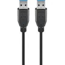 goobay USB-A 1,0 m Schwarz