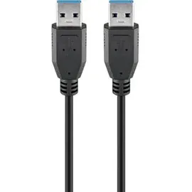 goobay USB-A 1,0 m Schwarz