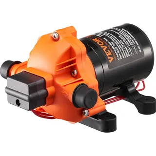 Vevor 12V Membranpumpe 1,8GPM 6,81L/min 3-Kammer Wasserpumpe Druckschalter 60W