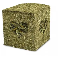 JR Farm Heu Würfel klein mit Mehlwürmern 125g