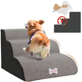 FREETOO Komfort Hundetreppe Katzentreppe Schwamm Tier-Treppen Sofa Bett, DE