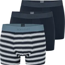 Schiesser 95/5 Baumwolle, Single-Jersey Pants 3er-Pack in marine | Gr.: 9