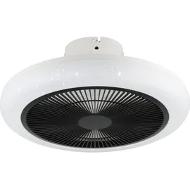 EGLO Kostrena 45,5 cm Deckenventilator Schwarz/Weiß