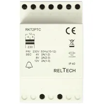 Reltech Klingeltransformator RKT2PTC mit PTC 2A