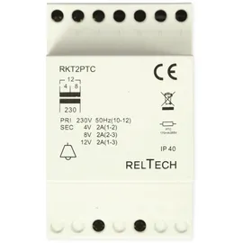 Reltech Klingeltransformator RKT2PTC mit PTC 2A
