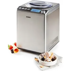 DOMO Eismaschine 2,5 l Silber