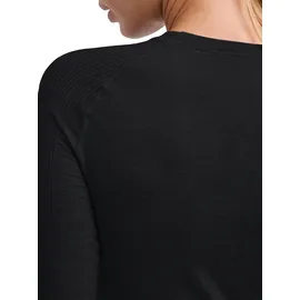 Falke Wool-Tech Light Langarmshirt Schwarz M