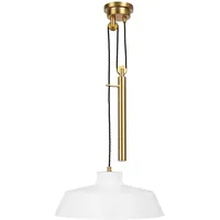 Elstead Lighting Pendellampe Deckenleuchte Hängelampe Stahl Mattweiß D 43,2