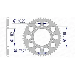 AFAM Ultraleichte Aluminiumkrone 11509 - 520
